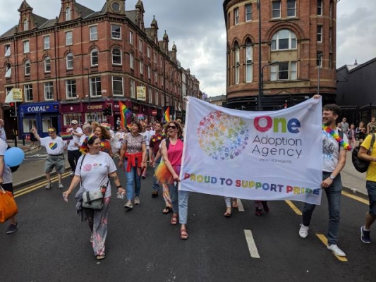 OAWY team at Leeds Pride